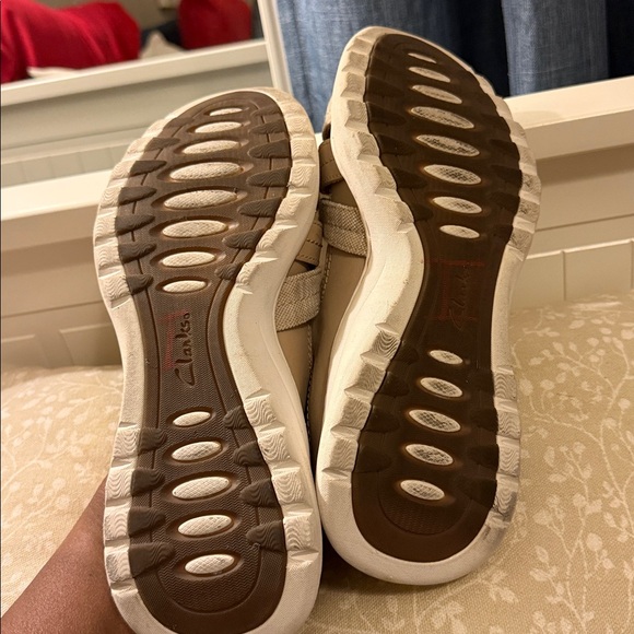 Clarks Teagan Step Leather Women Sandals Sneakers Shoes Size 8 - Picture 8 of 12